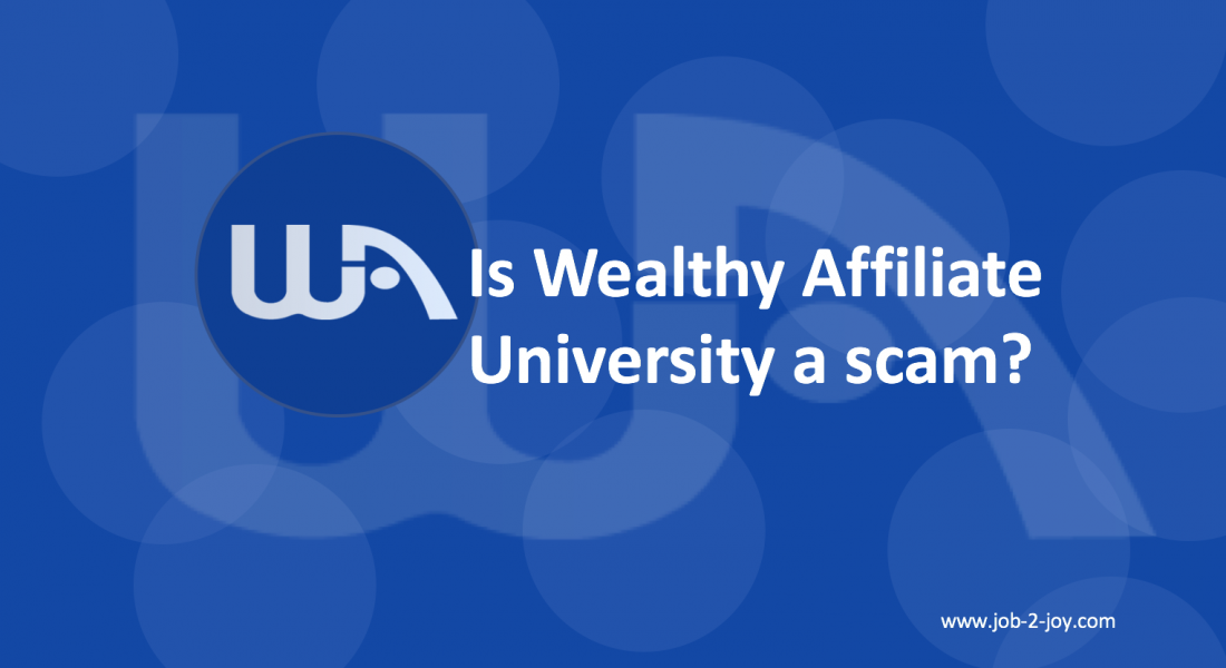 Wealthy affiliate university scam